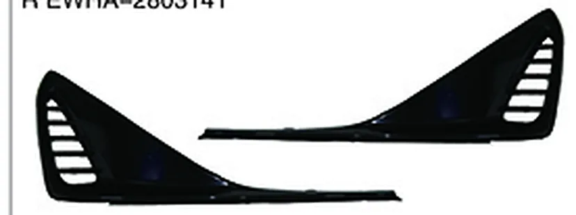 FRONT BUMPER AIR-CURTAIN TRIM PANEL