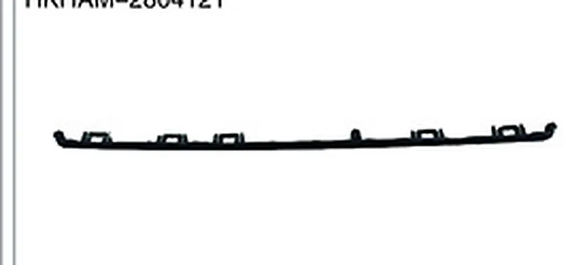 REAR BUMPER MIDDLE CHROME MOLDING