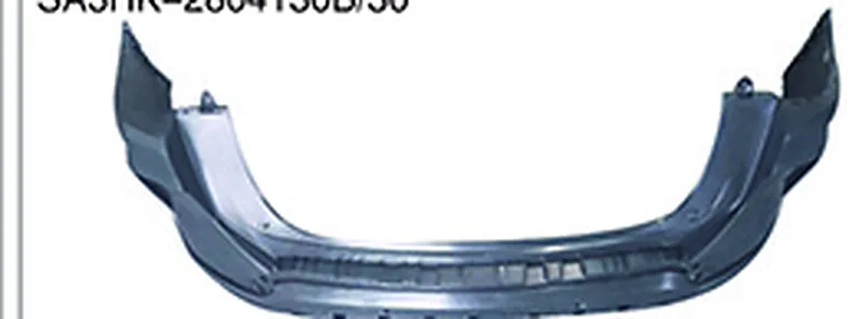 REAR BUMPER UPPER ASSEMBLY WITH UPPER BRACKET & 4 HOLES &MODULE BRACKET