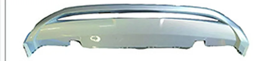 REAR BUMPER LOWER SHIELD MATTE SILVER WHITE